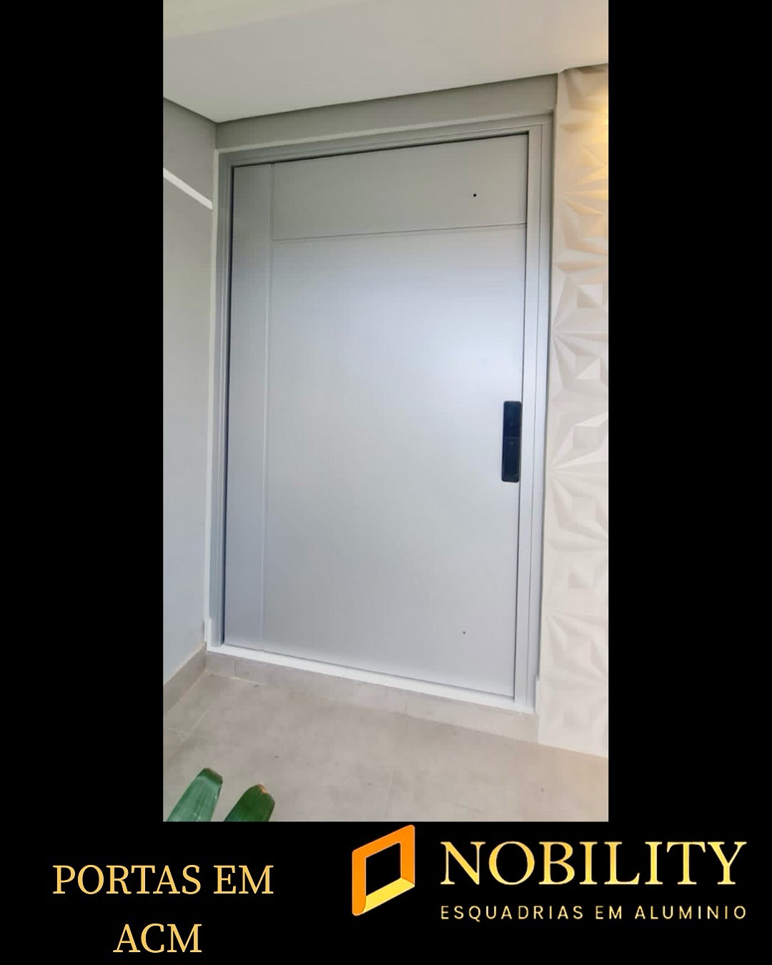 Porta em ACM — modelo 1